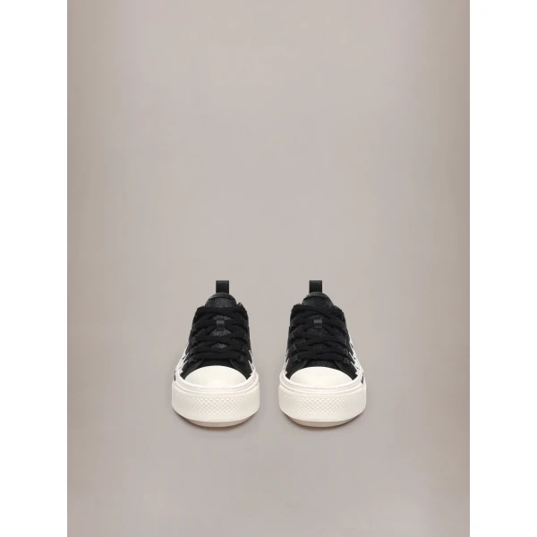 Amiri Glitter Stars Court Low Sneakers in Black, view 3 | Sneakers | Luxury Shoes 