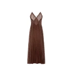 Amiri Lace Slip Gown in Coffee Amiri Lace Slip Gown in Coffee | Evening Gowns | Luxury Shoes
