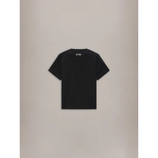 Amiri Laurel Canyon Regular Tee in Black, view 2 | T-shirts | Luxury Shoes 