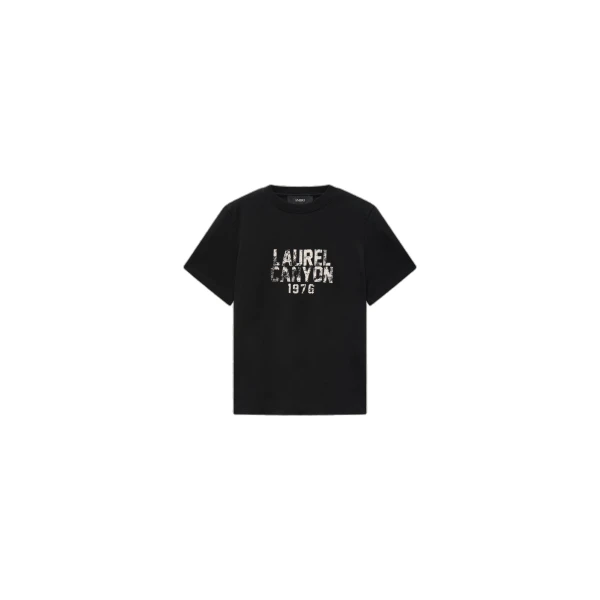 Laurel Canyon Regular Tee in Black