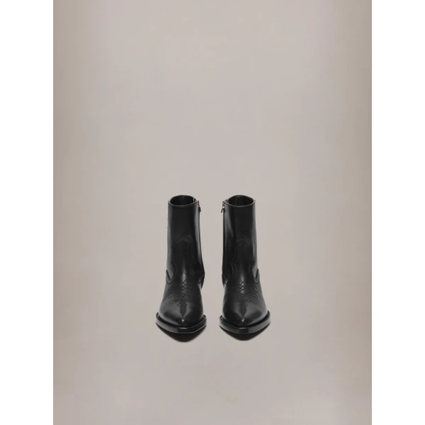 Amiri Leather Ryder Boot in Black, view 3 | Boots | Luxury Shoes 