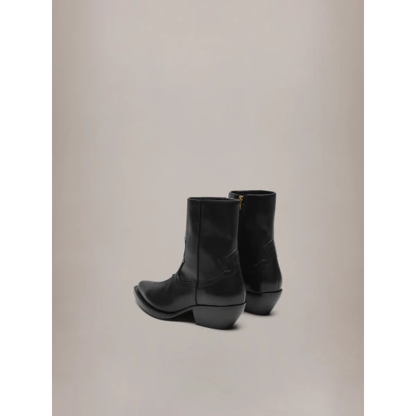 Amiri Leather Ryder Boot in Black, view 4 | Boots | Luxury Shoes 