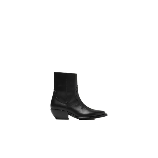 Leather Ryder Boot in Black