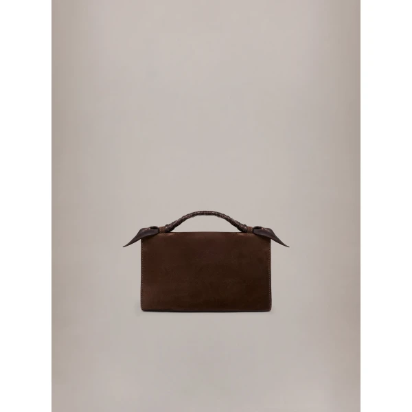 Amiri Long MA Pochette Bag in Dark Brown, view 3 | Shoulder & Crossbody Bags | Luxury Shoes 