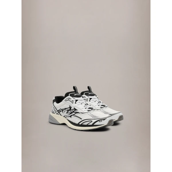 Amiri M-Tech Sneakers in White Black, view 2 | Sneakers | Luxury Shoes 