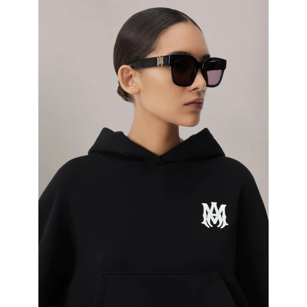 Amiri MA Core Logo Hoodie in Black, view 5 | Hoodies | Luxury Shoes 