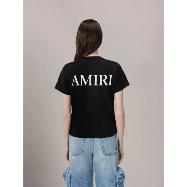 Amiri MA Core Logo Tee in Black, view 4 | T-shirts | Luxury Shoes 