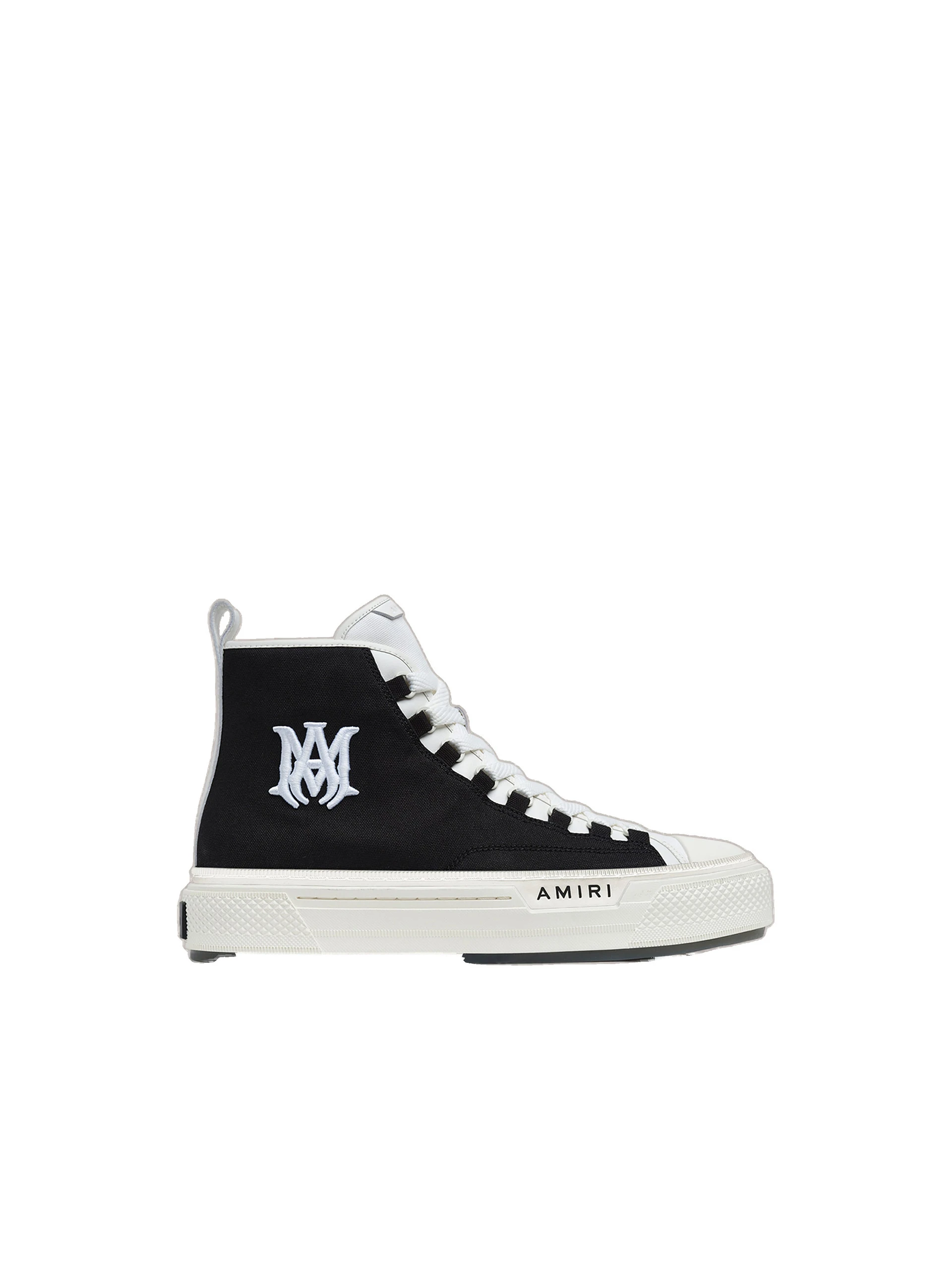 Amiri MA Court Hi Sneakers in Black White Amiri MA Court Hi Sneakers in Black White | Sneakers | Luxury Shoes