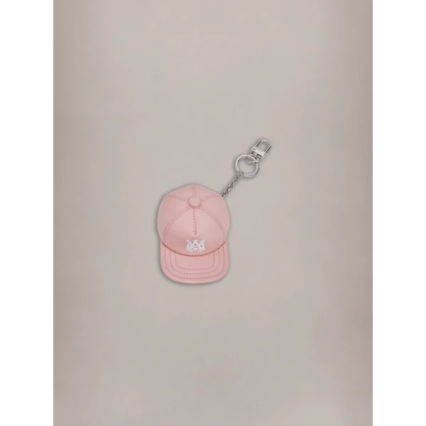 Amiri MA Hat Keychain in Pink, view 2 | Bag charms | Luxury Shoes 