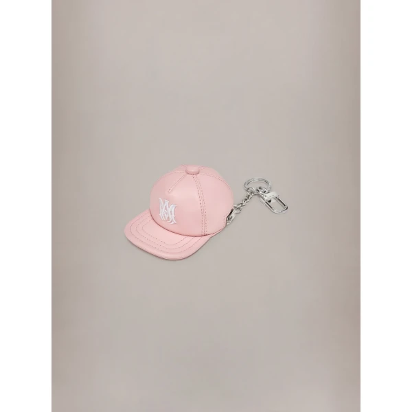 Amiri MA Hat Keychain in Pink, view 4 | Bag charms | Luxury Shoes 