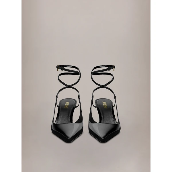 Amiri MA Kitten Heel in Black, view 3 | Heels | Luxury Shoes 