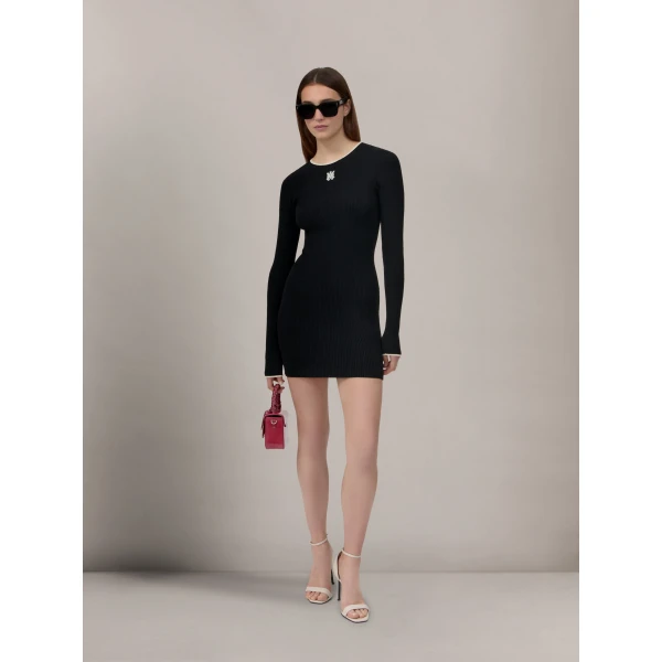 Amiri MA Mini Dress in Black, view 2 | Mini Dresses | Luxury Shoes 