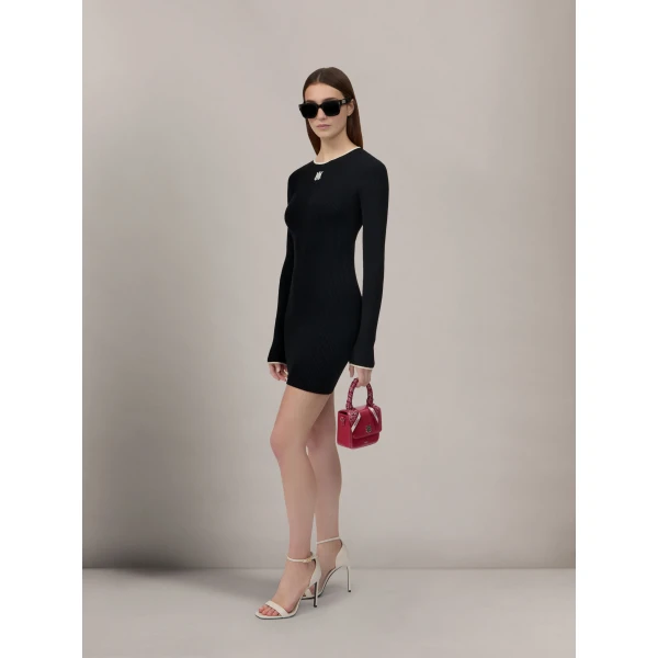 Amiri MA Mini Dress in Black, view 3 | Mini Dresses | Luxury Shoes 