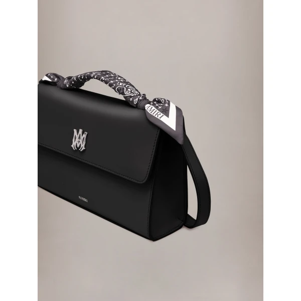 Amiri MA Pouchette Bag in Black, view 3 | Shoulder & Crossbody Bags | Luxury Shoes 