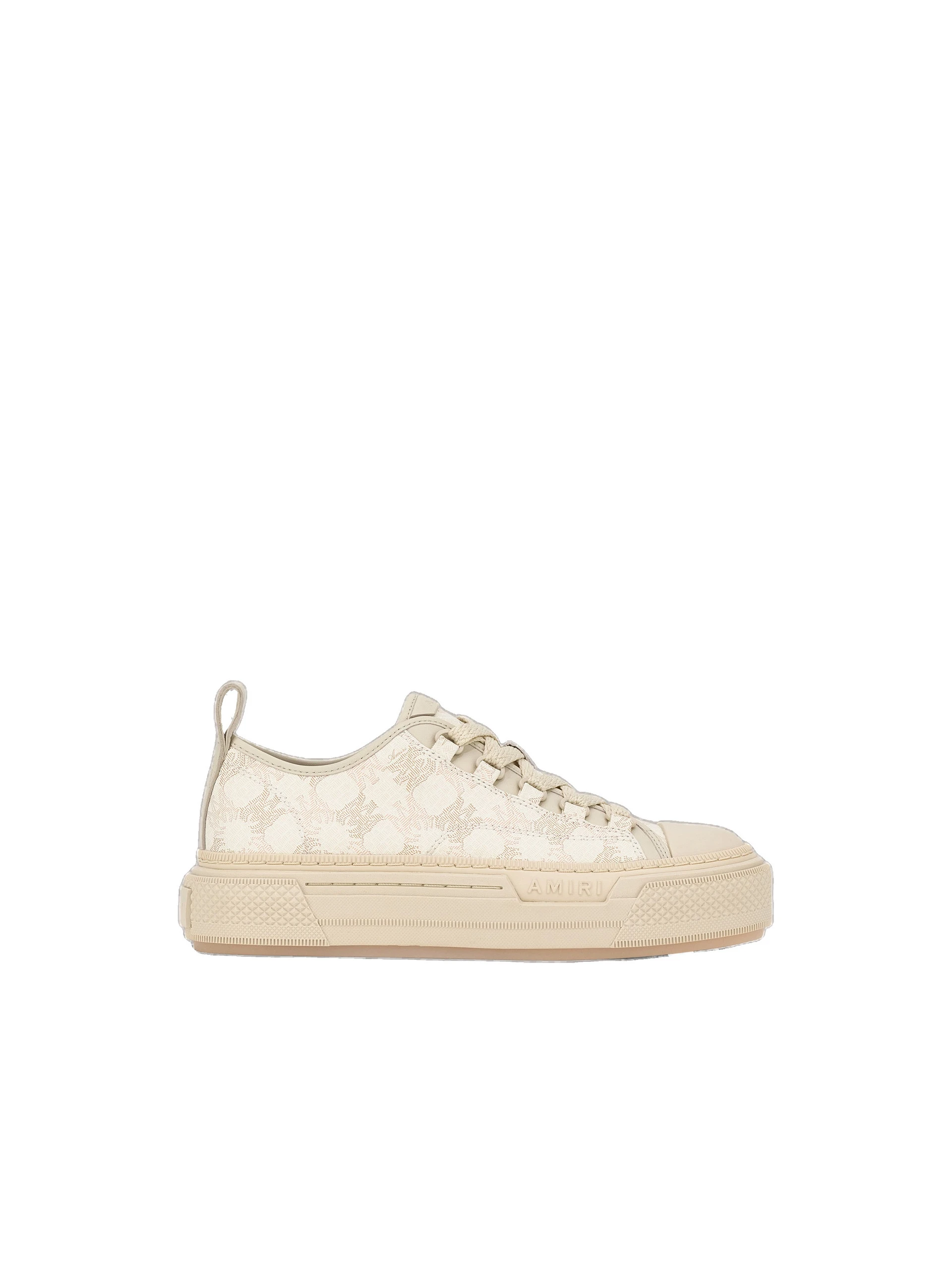 Amiri MA Quad Canvas Court Low Sneakers in Alabaster Amiri MA Quad Canvas Court Low Sneakers in Alabaster | Sneakers | Luxury Shoes
