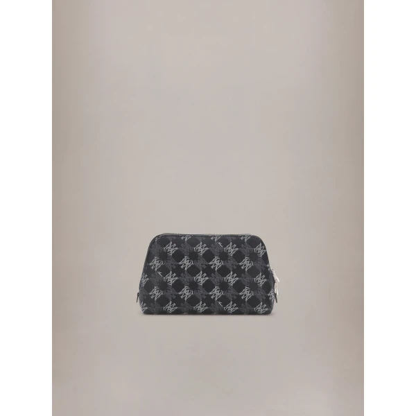 Amiri MA Quad Canvas Micro Cosmetic Bag in Black, view 2 | Wallets & Purses | Luxury Shoes 