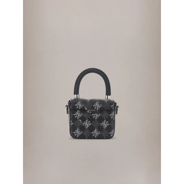 Amiri MA Quad Canvas Nano MA Bag in Black, view 2 | Mini Bags | Luxury Shoes 
