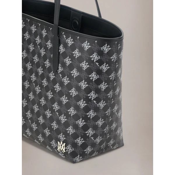 Amiri MA Quad Canvas Tote Bag in Black, view 4 | Totes & Top-Handle Bags | Luxury Shoes 