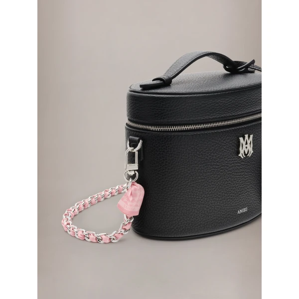 Amiri MA Quad Chain Strap in Pink Nickel, view 4 | Bag Straps | Luxury Shoes 