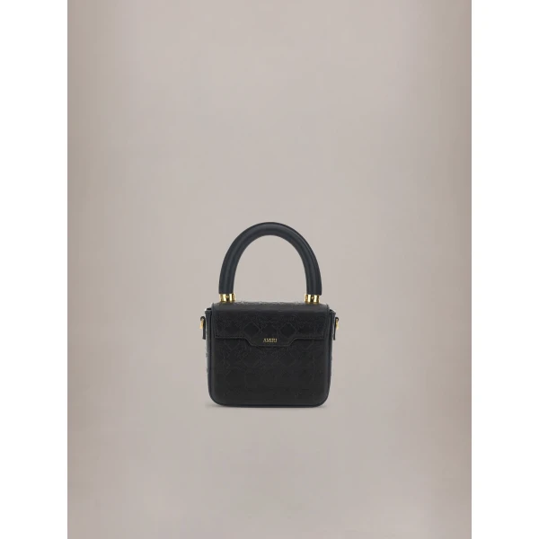 Amiri MA Quad Leather Micro MA Bag in Black, view 2 | Mini Bags | Luxury Shoes 