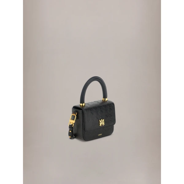 Amiri MA Quad Leather Micro MA Bag in Black, view 3 | Mini Bags | Luxury Shoes 
