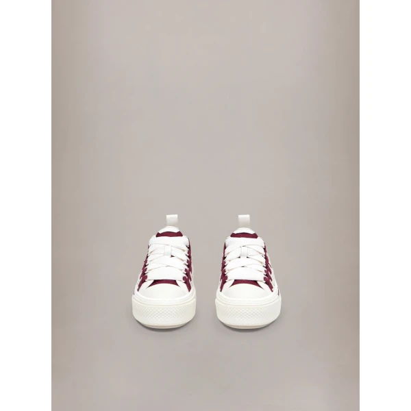 Amiri MA Quad Stars Court Low Sneakers in Aged Port, view 3 | Sneakers | Luxury Shoes 