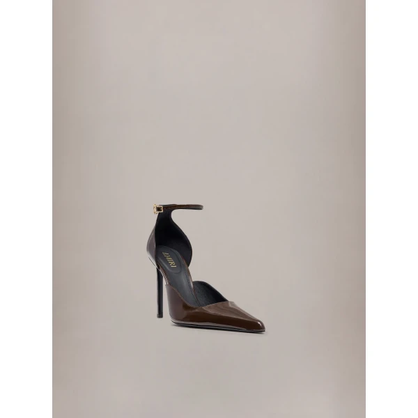 Amiri MA Stiletto Pumps in Dark Brown, view 2 | Heels | Luxury Shoes 