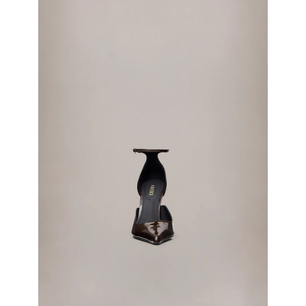 Amiri MA Stiletto Pumps in Dark Brown, view 3 | Heels | Luxury Shoes 