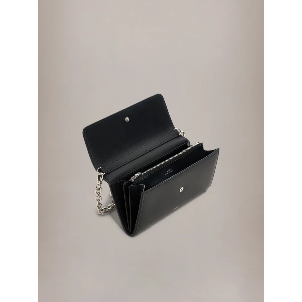 Amiri MA Wallet On Chain in Black, view 3 | Wallets & Purses | Luxury Shoes 