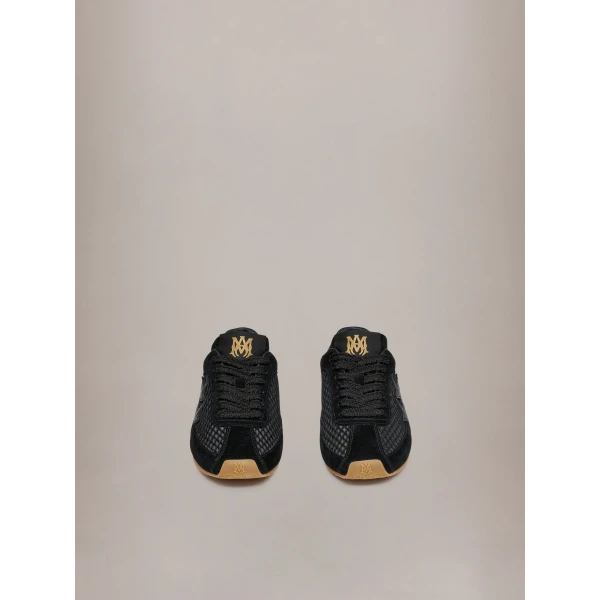 Amiri Mesh Pacific Flat Sneakers in Black, view 3 | Sneakers | Luxury Shoes 