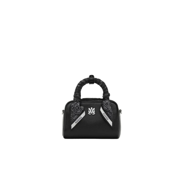 Amiri Micro Bowling Bag in Black | Mini Bags | Luxury Shoes 