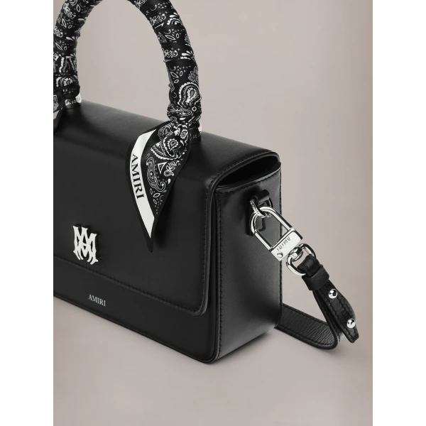 Amiri Micro Long MA Bag in Black, view 4 | Mini Bags | Luxury Shoes 