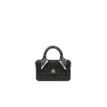 Amiri Micro Long MA Crystal Bag in Black | Mini Bags | Luxury Shoes 