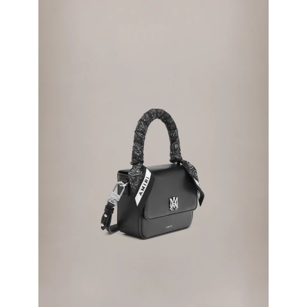 Amiri Micro MA Bag in Black, view 3 | Mini Bags | Luxury Shoes 