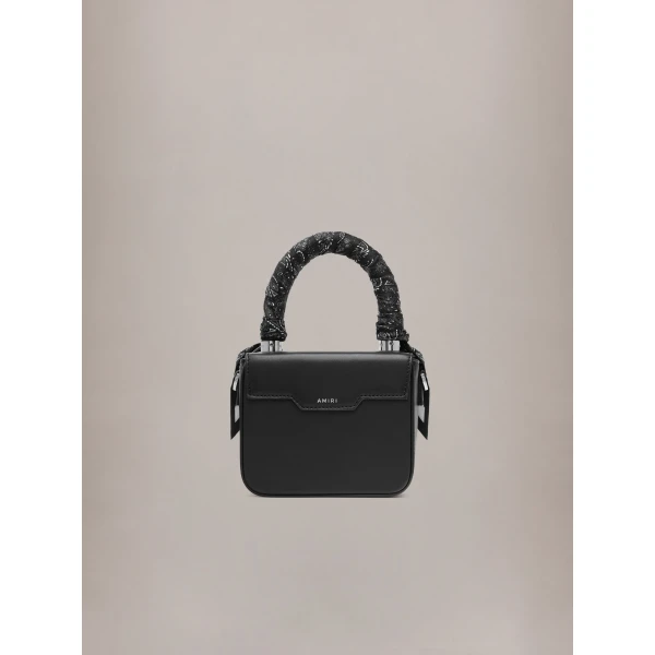 Amiri Micro MA Bag in Black, view 4 | Mini Bags | Luxury Shoes 