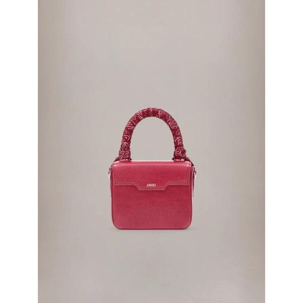 Amiri Micro MA Bag in Red Rose, view 2 | Mini Bags | Luxury Shoes 