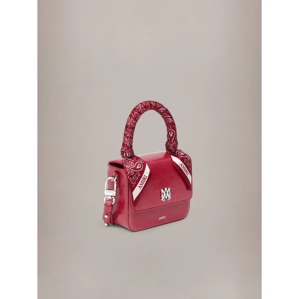 Amiri Micro MA Bag in Red Rose, view 4 | Mini Bags | Luxury Shoes 