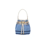 Amiri Micro MA Bucket Bag in Blue | Bucket Bags | Luxury Shoes 