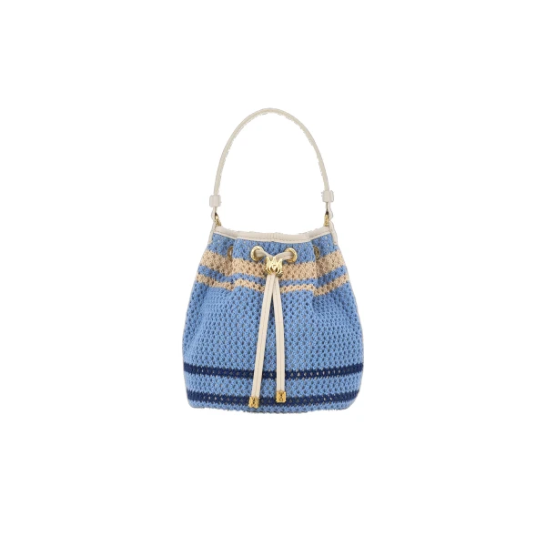 Micro MA Bucket Bag in Blue