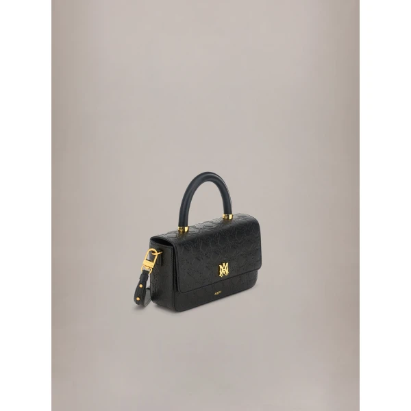 Amiri Micro MA Long Bag in Black, view 3 | Mini Bags | Luxury Shoes 