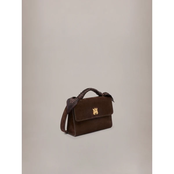 Amiri Micro MA Pochette Bag in Dark Brown, view 2 | Mini Bags | Luxury Shoes 
