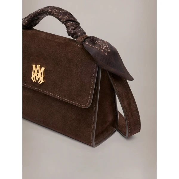 Amiri Micro MA Pochette Bag in Dark Brown, view 4 | Mini Bags | Luxury Shoes 