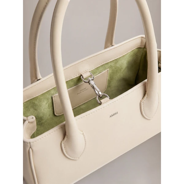 Amiri Mini Honey Bag in Winter White, view 3 | Mini Bags | Luxury Shoes 