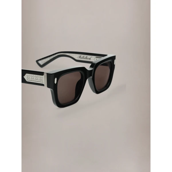Amiri Mulholland Sunglasses in Black Silver, view 4 | Sunglasses | Luxury Shoes 
