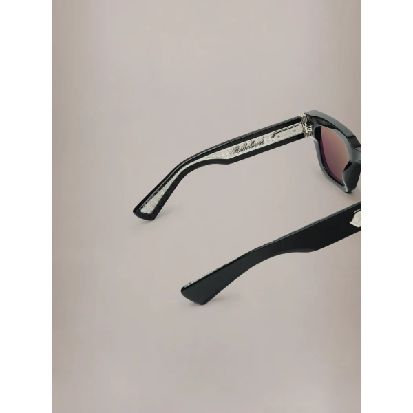 Amiri Mulholland Sunglasses in Black Silver, view 5 | Sunglasses | Luxury Shoes 