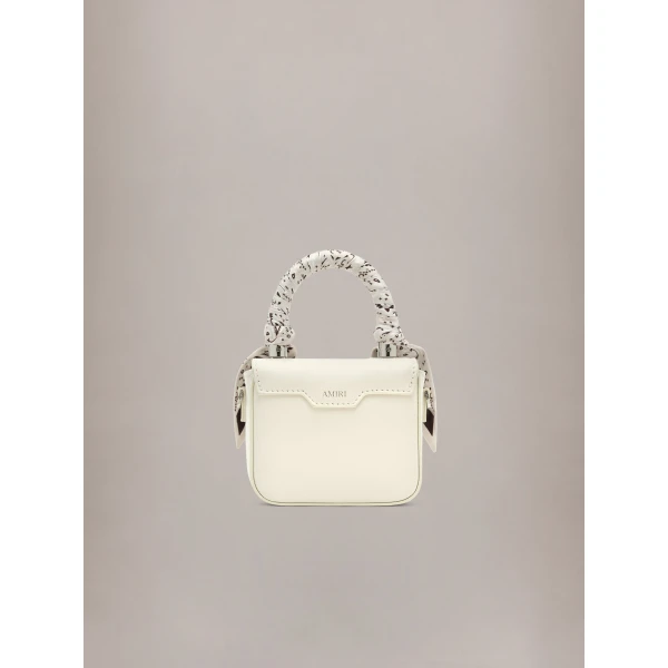 Amiri Nano MA Bag in Alabaster, view 2 | Mini Bags | Luxury Shoes 