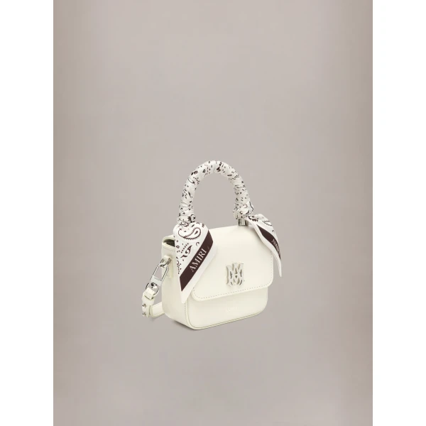 Amiri Nano MA Bag in Alabaster, view 3 | Mini Bags | Luxury Shoes 