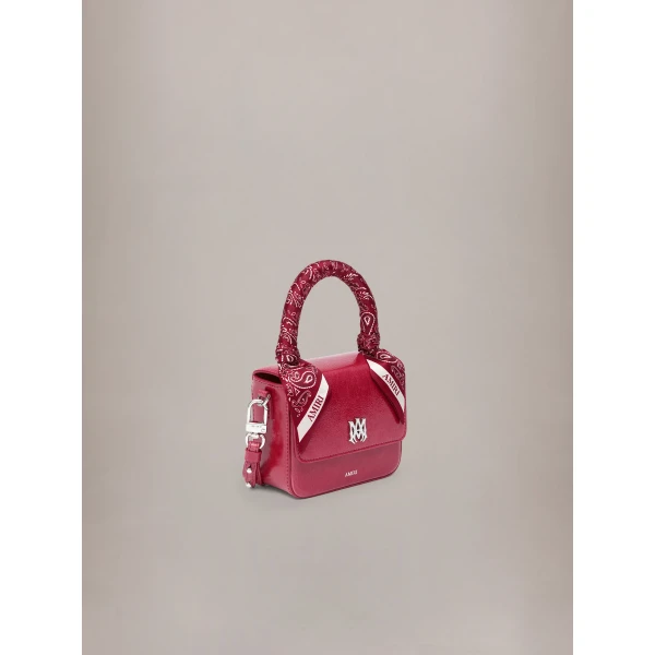 Amiri Nano MA Bag in Red Rose, view 4 | Mini Bags | Luxury Shoes 