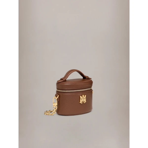 Amiri Nano Vanity Bag in Brown, view 3 | Mini Bags | Luxury Shoes 