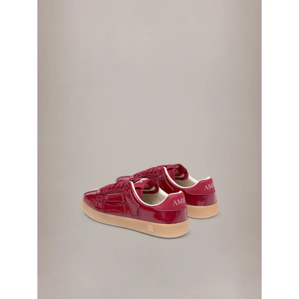 Amiri Pacific Bones Sneakers in Red Rose, view 4 | Sneakers | Luxury Shoes 